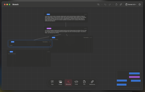 Branch — conversation canvas